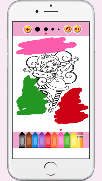 Princess&Mermaid Coloring Book screenshot 4