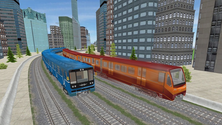 Driving City Metro Train Sim screenshot-3