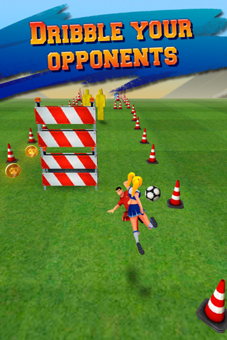 Soccer Runner: Unlimited football rush! screenshot 3