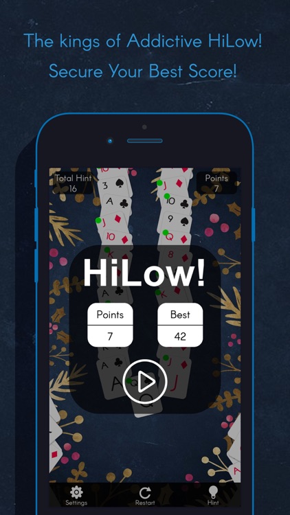 HiLow! : Hi Low Solitaire Game Spider Solitaire High Or Low Card screenshot-4