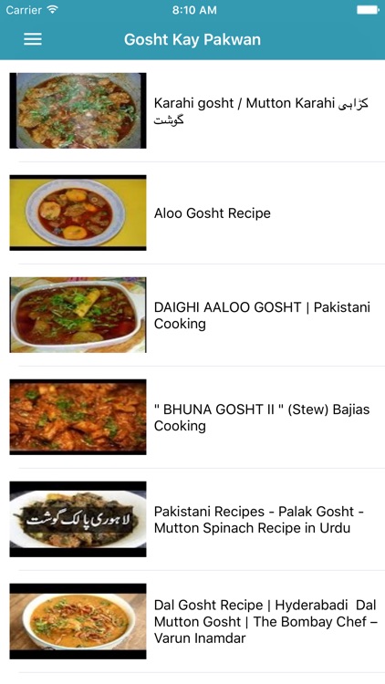 Gosht Kay Pakwan 1000+