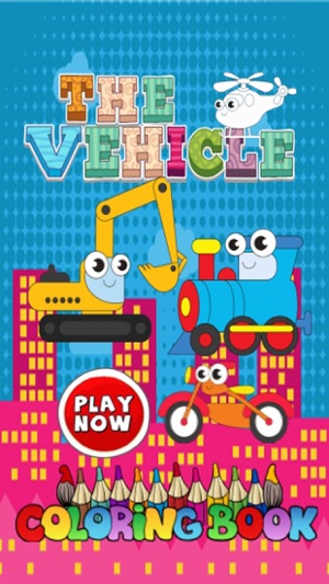 Vehicle coloring book free crayon game for toddler(圖1)-速報App