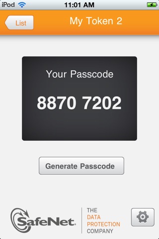 SafeNet MobilePASS screenshot 2