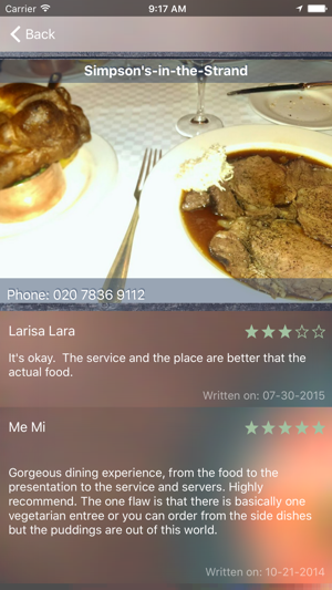 FoodHound - Find the nearest restaurants