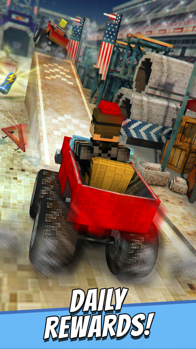 Monster Truck World Survival Endless Game screenshot 2