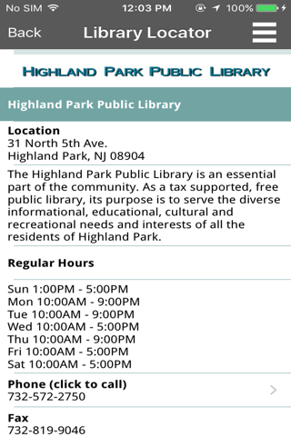Highland Park Public Library Mobile screenshot 4
