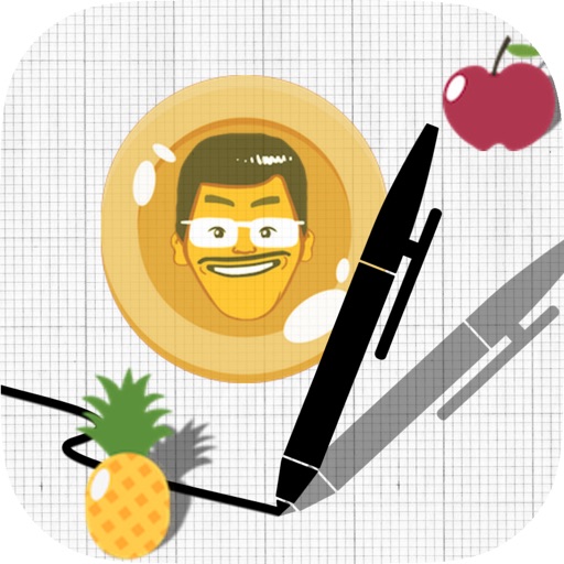 Pen Run - Catch The Fruit Challenge icon