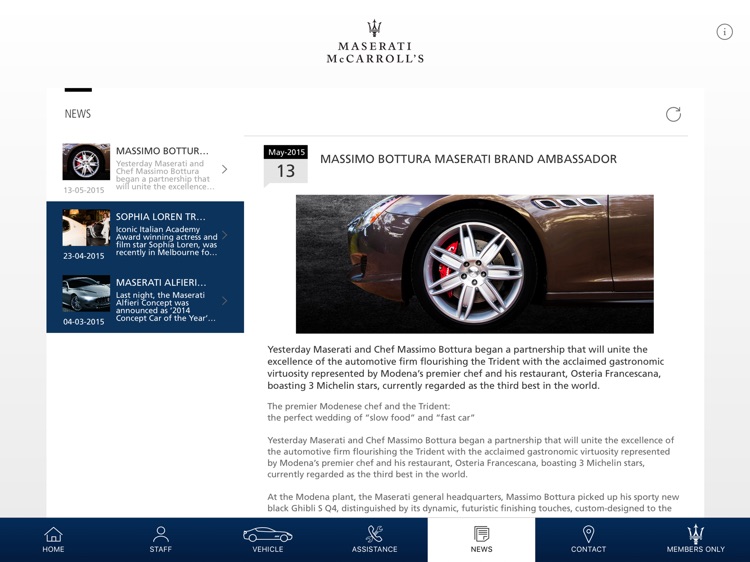 Maserati McCarroll's for iPad screenshot-4