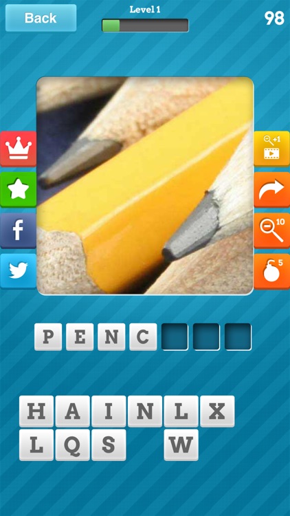 Close Up Pics Quiz - Guess the Word Trivia Games
