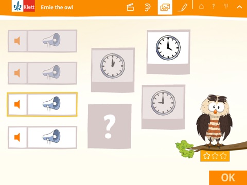 Ernie the owl, Englisch lernen in der Grundschule Klasse 2 - 4 mit Klett nach dem offiziellen Lehrplan screenshot 3