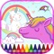 Rainbow Unicorn Coloring