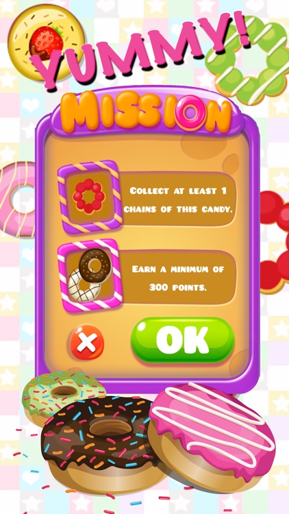 Donut Cookie - Crush Dazzle Puzzle 4 match