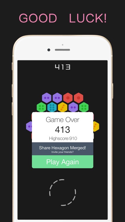 Hexagon Merged Cube - Six Sides Bricks Puzzle Game screenshot-3