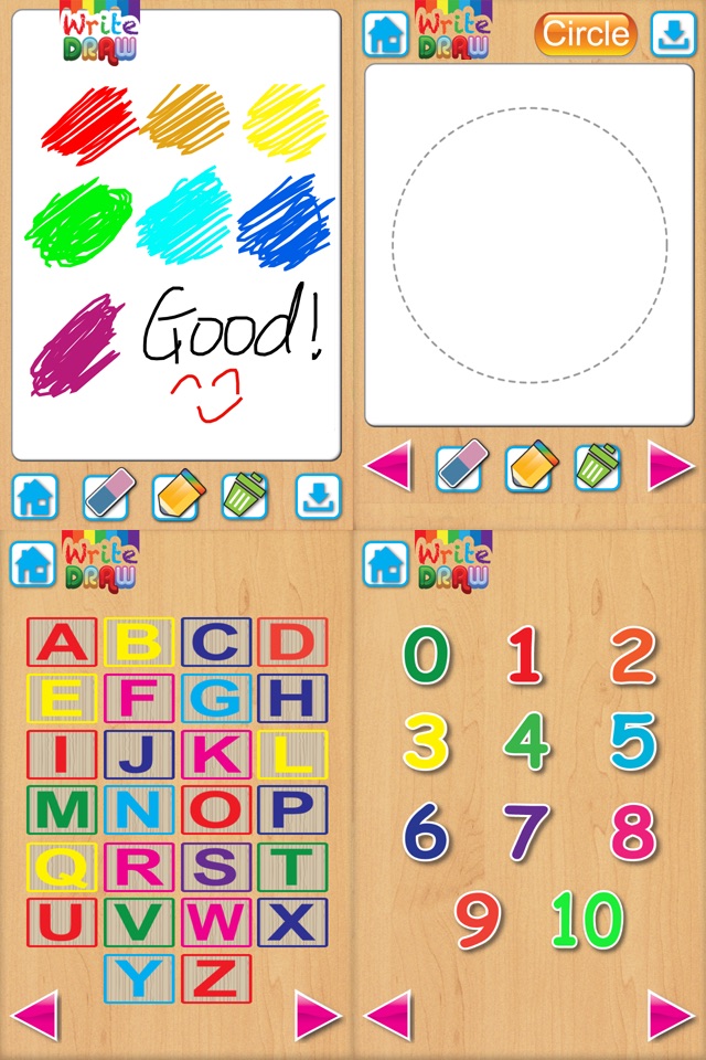 Write Draw Free - Learning Writing, Drawing, Fill Color & Words screenshot 4