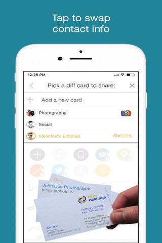 Circles.io Business Cards CRM screenshot 2
