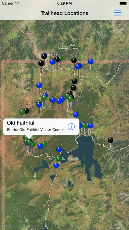 Hiking Yellowstone National Park screenshot-4