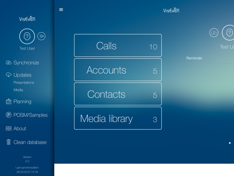 Viseven CLM screenshot 2