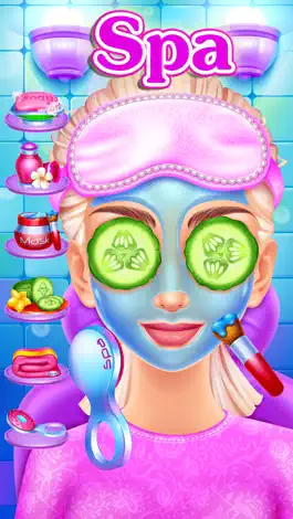 Game screenshot Crazy Slumber Party - Makeup, Face Paint, Dressup, Spa and Makeover - Girls Beauty Salon Games hack