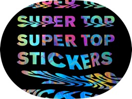 Round two of the Super Top Secret Super Top Stickers are here and ready for your amusement