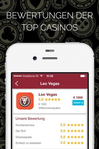 Casino Echtgeld Bonus App - Online Startguthaben screenshot 4