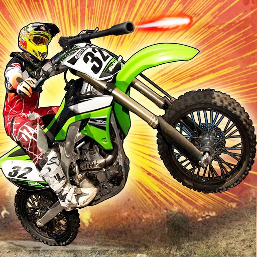 Dirt Bike Offroard ShotGun- Free 3D Shooting Games icon