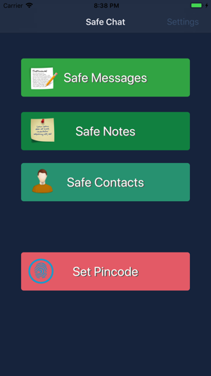 Safe Chat - Lock note message