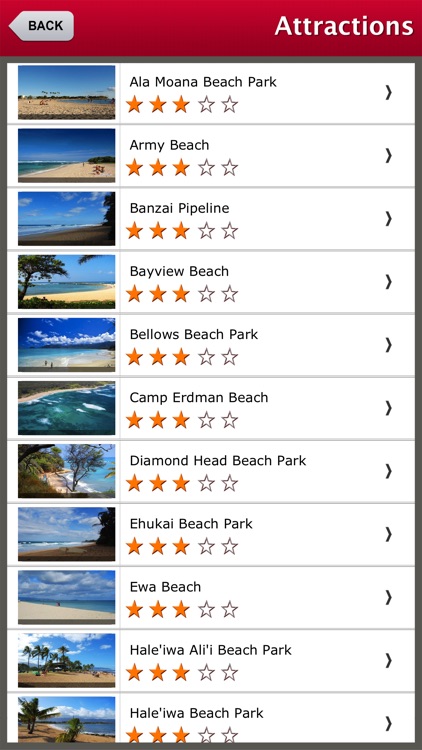 Oahu Hawaii Island Offline Guide