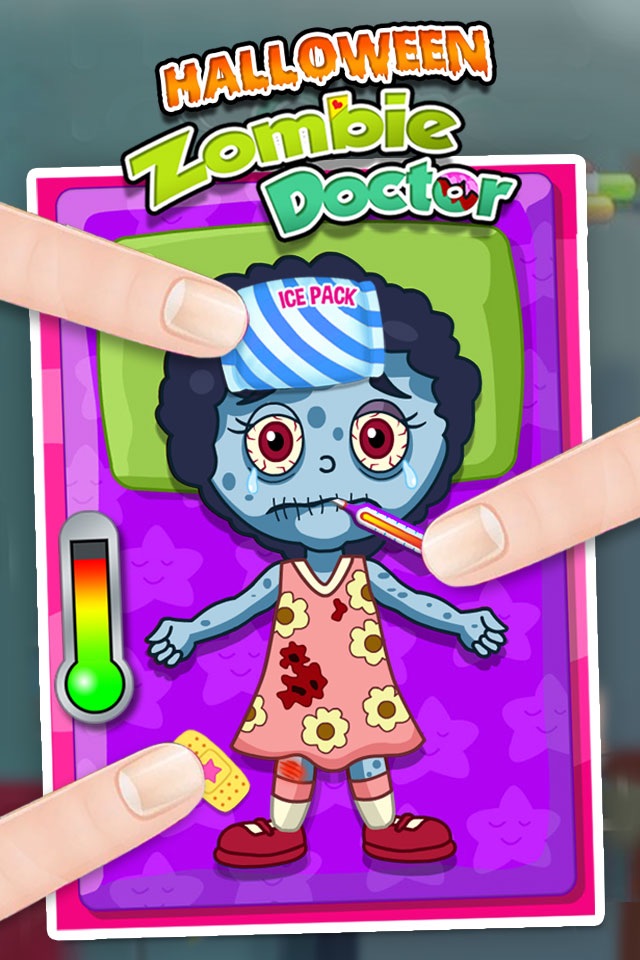 Halloween Zombies Kids Doctor - Fun Halloween Games for kids! screenshot 2