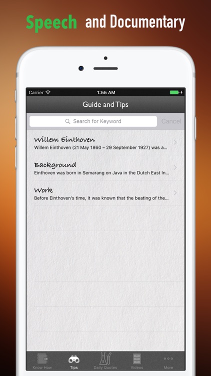 Biography and Quotes for Willem Einthoven screenshot-3