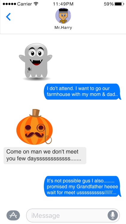 HalloweenMoji - Halloween Stickers for iMessage screenshot-4