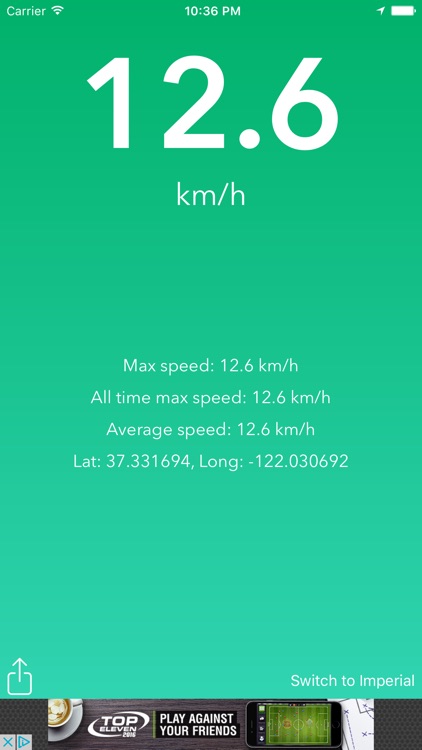 Simple Speed Meter