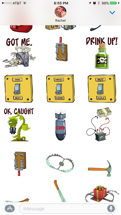 Booby Trap Stickers