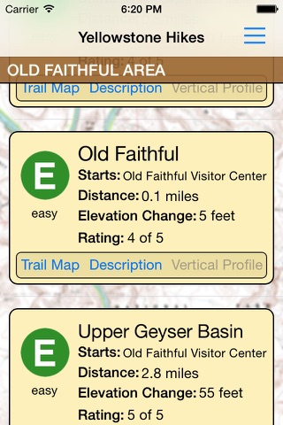 Hiking Yellowstone N. P. screenshot 2