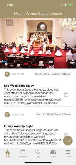 Mount Vernon Baptist Durham(圖2)-速報App