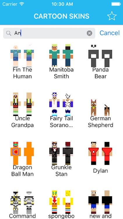 Best download cartoon skins for minecraft pe