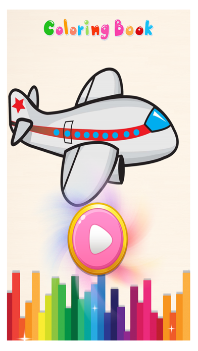 How to cancel & delete Airplanes Jets Coloring Book - Airplane game from iphone & ipad 4