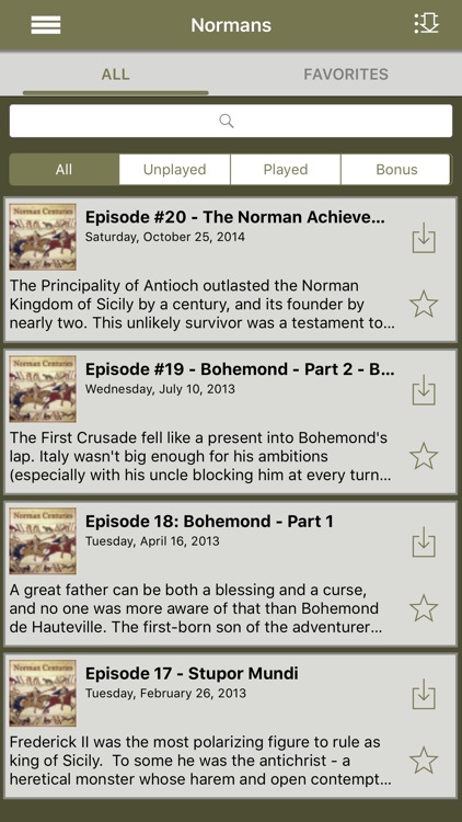 Norman Centuries- A Norman History App