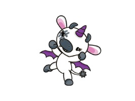 Share these cute Moonicornz characters from the Milky Way Galaxy
