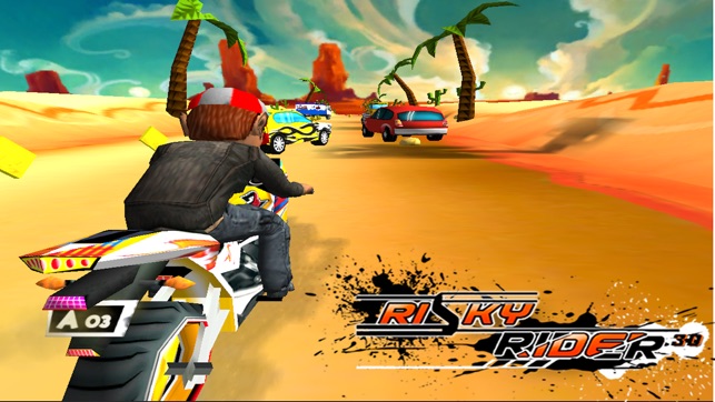 Risky Rider 3D - Motocross Dirt Bike Racing Game(圖1)-速報App