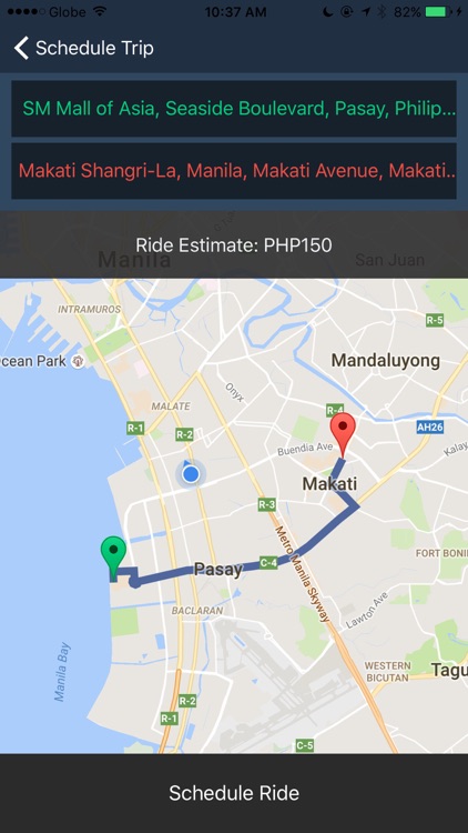 Envoy - Schedule and request your Uber in advance screenshot-3