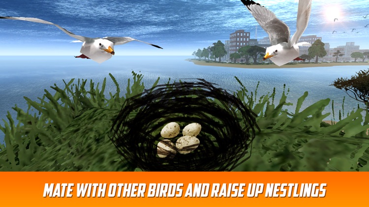 Seagull Bird Survival Simulator 3D Full screenshot-3