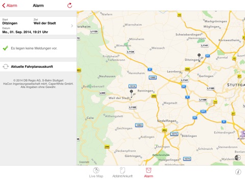 Navi S-Bahn Stuttgart HD screenshot 4