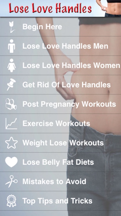best way to lose belly fat and love handles