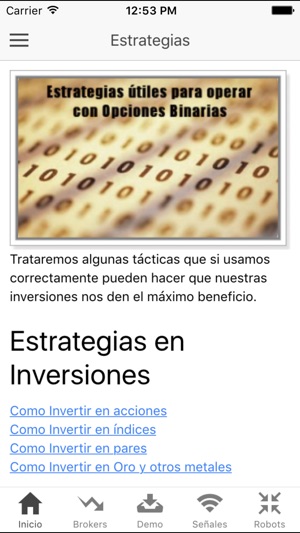 Opciones Binarias - Guía con Demo y Estrategias(圖5)-速報App