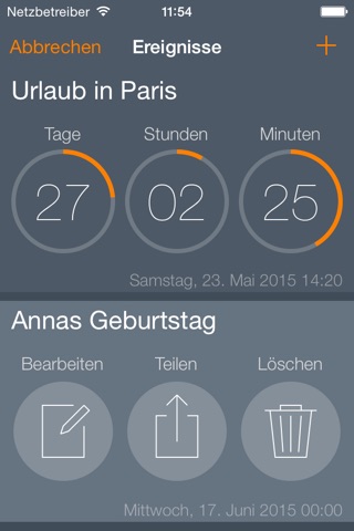 Await - Event Countdown screenshot 3