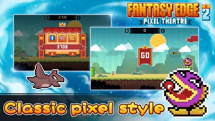 Fantasy Edge 2：Pixel Theatre(The small fresh casual puzzle game through jumping) screenshot-4