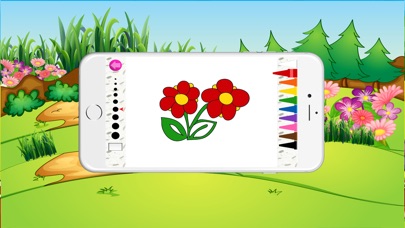 Free Color Book (Flower), Coloring Pages & Fun Educational Learning Games For Kids! 1.0.0 IOS -
