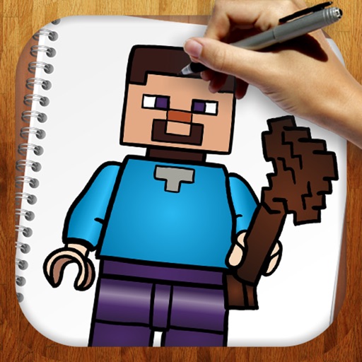 Easy Draw For Mineckraft Lego iOS App