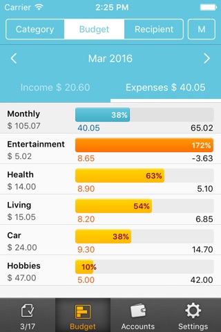 Money Manager Expense & Budget screenshot 3