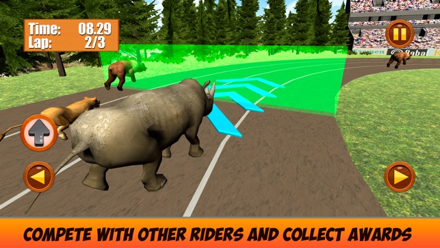 Wild Animal Racing Challenge 3D(圖2)-速報App